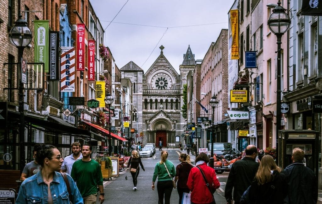 LGBTQ patrons enjoying a night out at one of Dublin's famous gay bars, showcasing the city's inclusive nightlife.