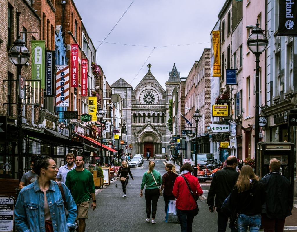 LGBTQ patrons enjoying a night out at one of Dublin's famous gay bars, showcasing the city's inclusive nightlife.