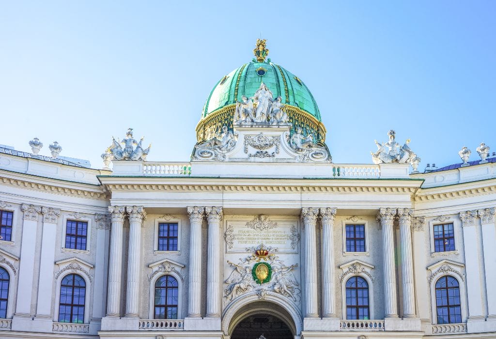 Hofburg Palace in Vienna, Austria, showcasing imperial architecture and rich history